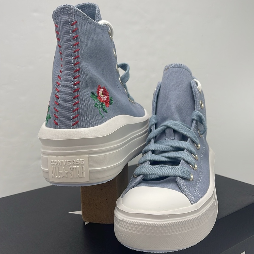 Converse WMNS High-Top Platform Sneakers A12571C
CTAS MOVE HI
WET STONE/WET STON - Picture 8 of 16